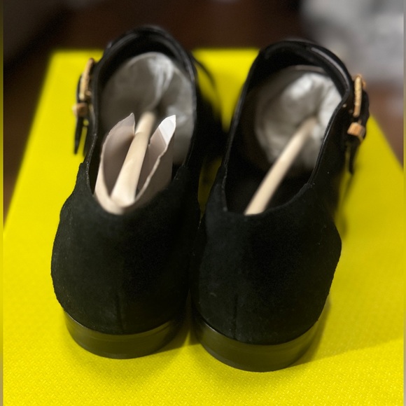 TED BAKER NAOI DOUBLE MONK STRAP BLACK LEATHER SHOES size 8 - Picture 7 of 10